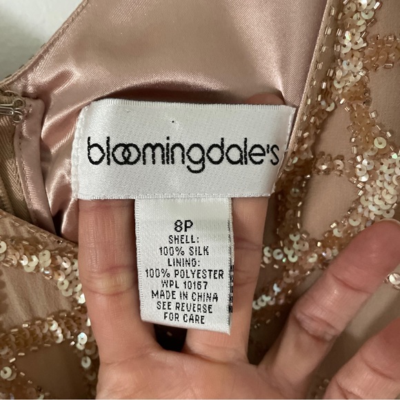 Bloomingdale’s Silk Beads Party Dress - Picture 3 of 6